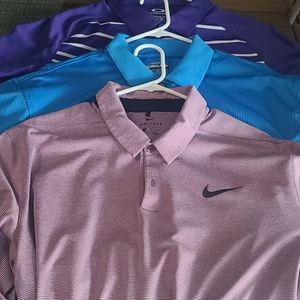 (3) Men's Golf Shirts